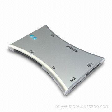 All-in-one USB 2.0 Multi Card Reader, Support CF, XD, SD and TF Cards